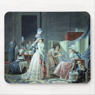 The Embroidered Cupid Mouse Mat