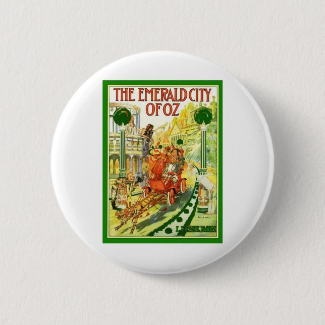 The Emerald City Of Oz 6 Cm Round Badge (Front)