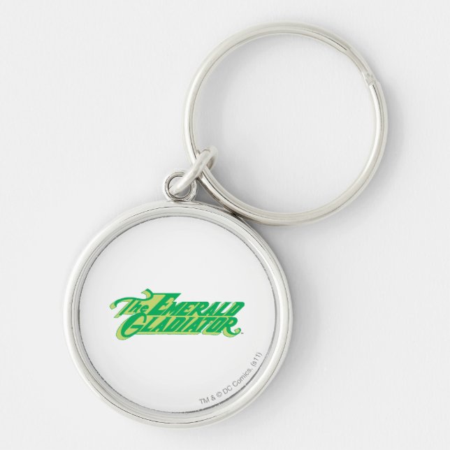 The Emerald Gladiator Key Ring (Front)