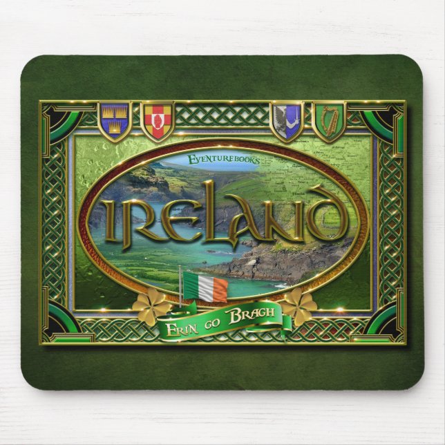 The Emerald Isle Mouse Mat (Front)