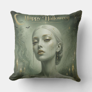 The Emerald Witch's Golden Weep Cushion