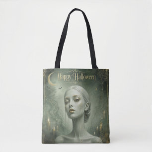 The Emerald Witch's Golden Weep Tote Bag
