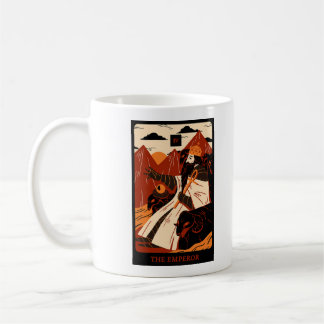 The Emperor Card The 4th Tarot Card Retro Vintage Coffee Mug