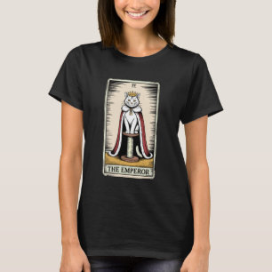 The Emperor Cat Tarot Card Cat Scratching Post Tre T-Shirt