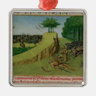 The Emperor Charlemagne Finds Roland's Metal Tree Decoration