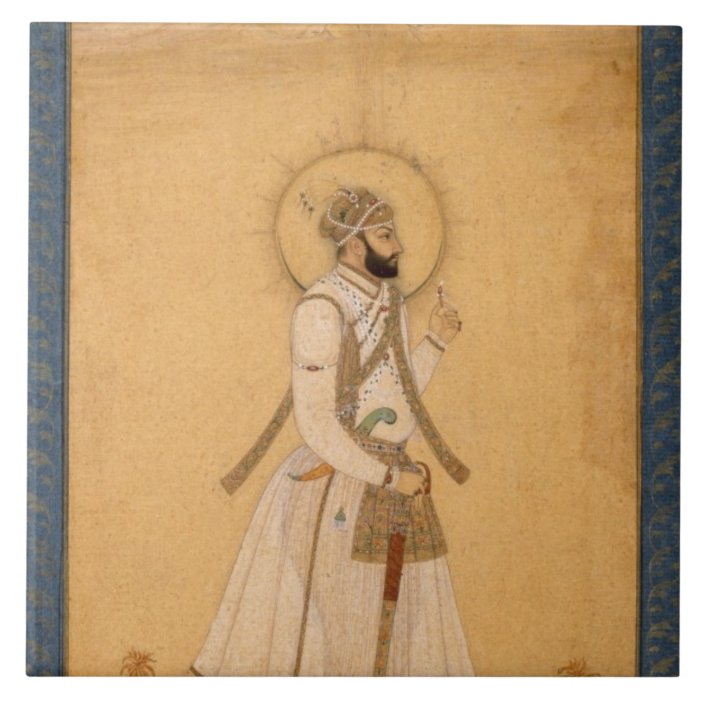 The Emperor Farrukhsiyar (16831719) from the Larg Tile Zazzle.co.uk