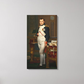 The Emperor Napoleon in His Study at the Tuileries Canvas Print