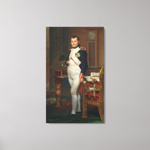 The Emperor Napoleon in His Study at the Tuileries Canvas Print