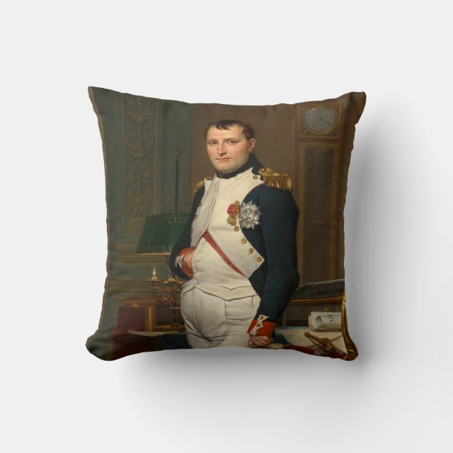 The Emperor Napoleon in His Study at the Tuileries Cushion (Front)