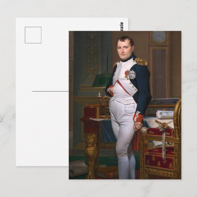 The Emperor Napoleon in His Study at the Tuileries Postcard (Front/Back)