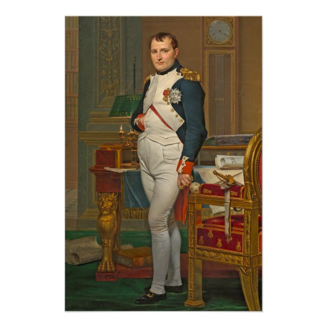 The Emperor Napoleon in His Study at the Tuileries Poster (Front)