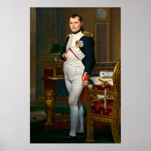 The Emperor Napoleon in His Study at the Tuileries Poster