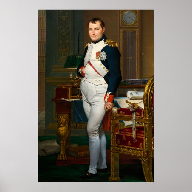 The Emperor Napoleon in His Study at the Tuileries Poster (Front)
