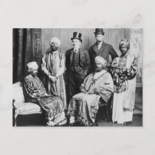 The Emperor of Abyssinia and his Court' Postcard