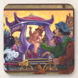 The Emperor’s New Clothes Art Coaster