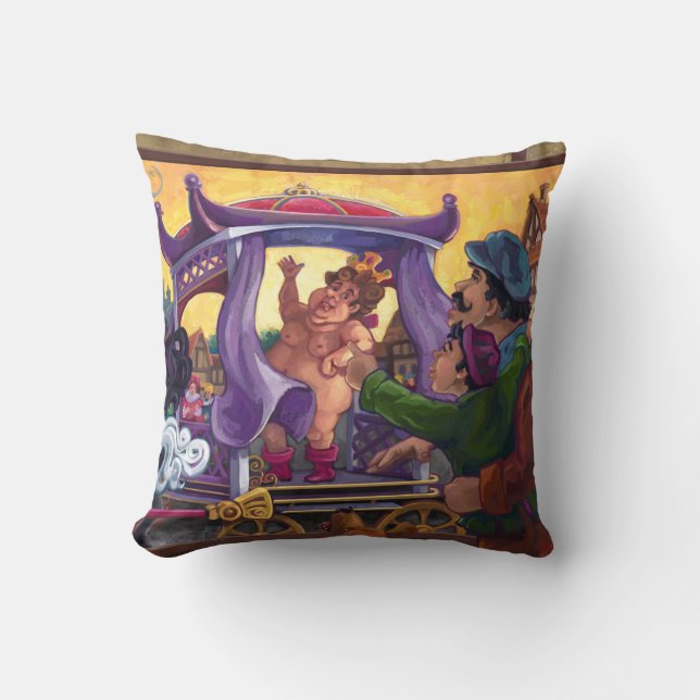 The Emperor’s New Clothes Art Cushion (Front)