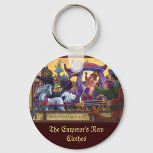 The Emperor’s New Clothes Art Key Ring
