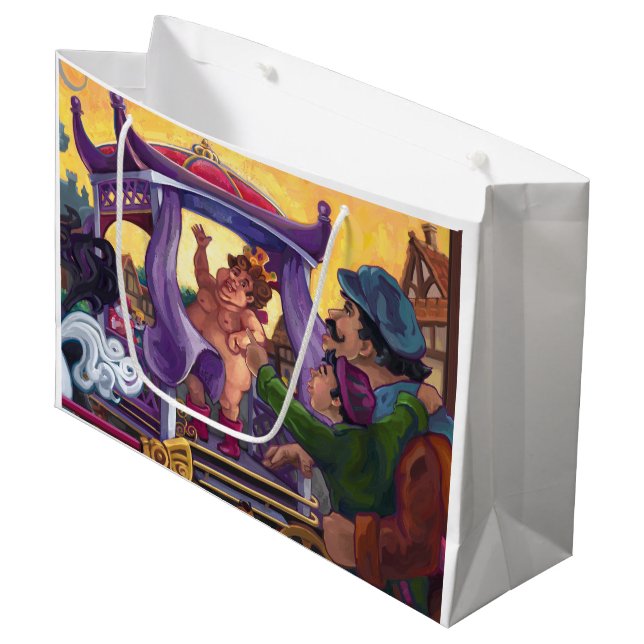 The Emperor’s New Clothes Art Large Gift Bag (Front Angled)