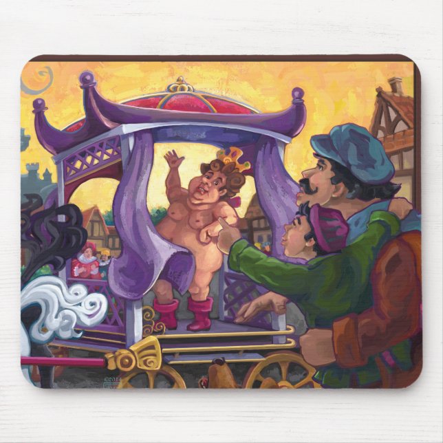 The Emperor’s New Clothes Art Mouse Mat (Front)