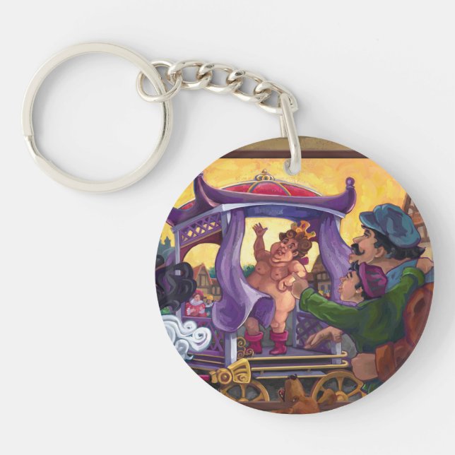 The Emperor’s New Clothes Key Ring (Front)