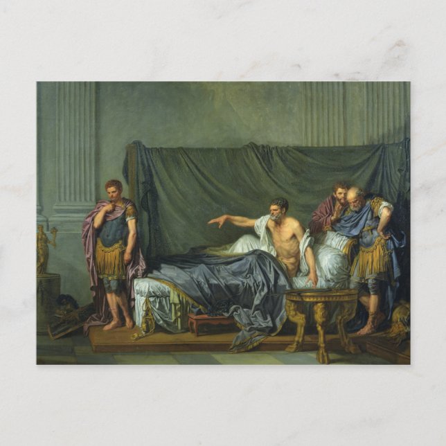The Emperor Severus Rebuking his Son Postcard (Front)