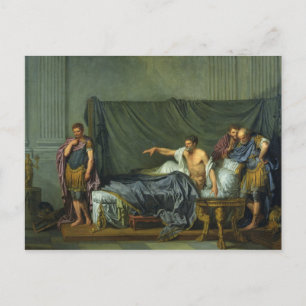 The Emperor Severus Rebuking his Son Postcard