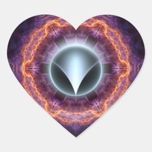 The Emperor Star Heart Sticker