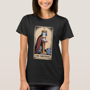 The Emperor Tarot Card Mystic Cat Scratching Post  T-Shirt