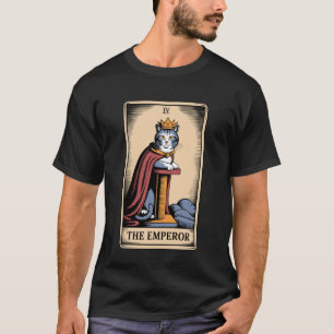 The Emperor Tarot Card Mystic Cat Scratching Post  T-Shirt