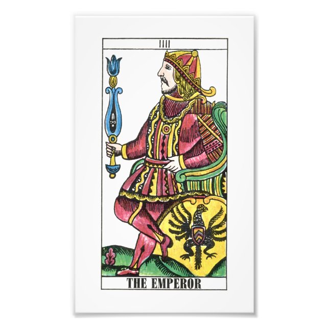 The Emperor Tarot Card Photo Print (Front)