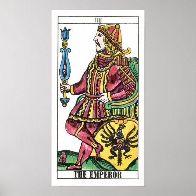 The Emperor Tarot Card Poster (Front)