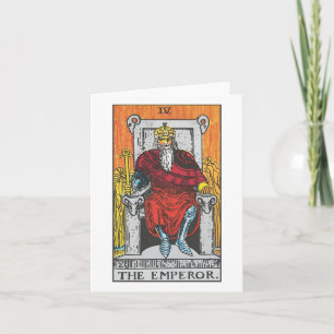 The Emperor tarot card - Rider Waite Smith tarot