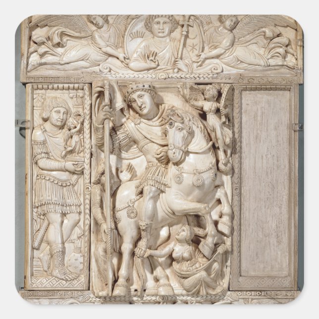 The Emperor Triumphant Square Sticker (Front)