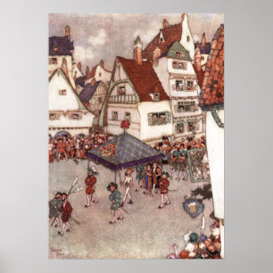 The Emperor's New Clothes by Edmund Dulac Poster