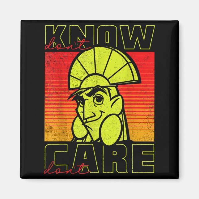 The Emperor's New Groove Kuzco Don't Know Don't Ca Magnet (Front)