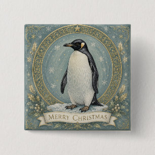 The Emperor's Yuletide Greeting 15 Cm Square Badge