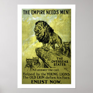 The Empire Needs Men! Poster