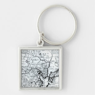 The Empire of China and Island of Japan Key Ring