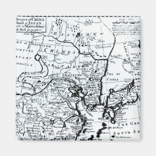 The Empire of China and Island of Japan Magnet