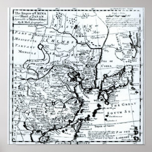 The Empire of China and Island of Japan Poster