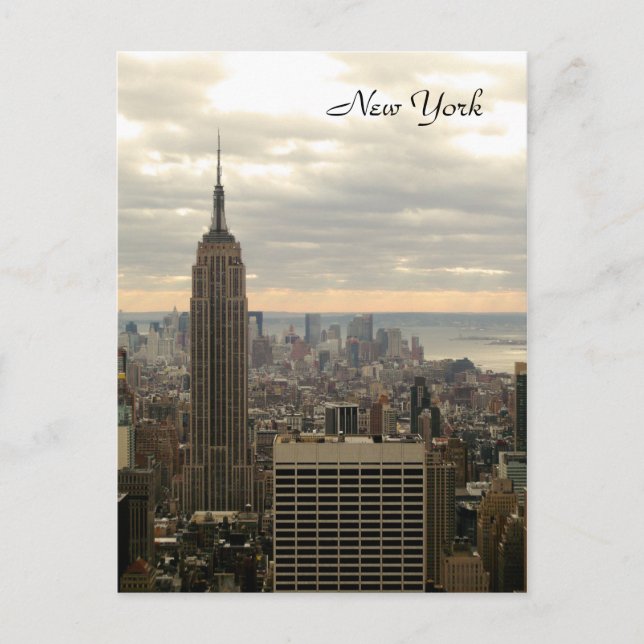The Empire State Building (Colour) Postcard (Front)