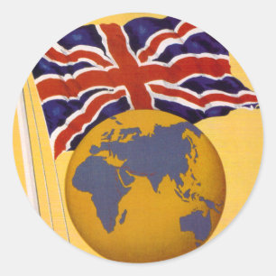 The Empire's Airline Classic Round Sticker