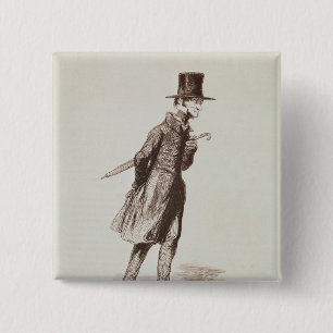 The Employee 15 Cm Square Badge