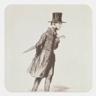 The Employee Square Sticker