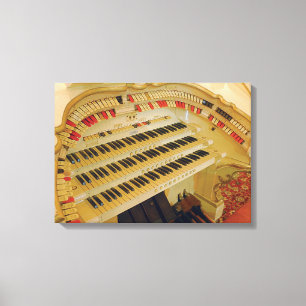 The Empress Ballroom Wurlitzer Console Canvas Print