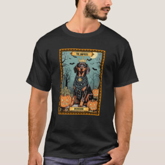The Empress Dachshund Halloween Tarot Card T-Shirt