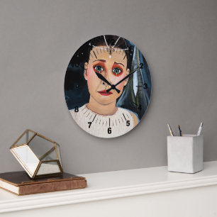 The Empress Painting by Alfred Fox Large Clock