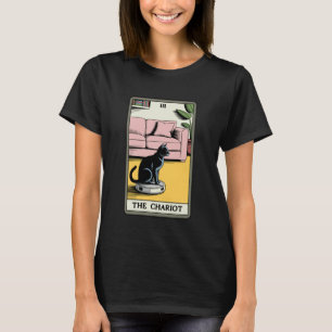 The Empress Robot Vacuum Cleaner Cat Funny Tarot C T-Shirt