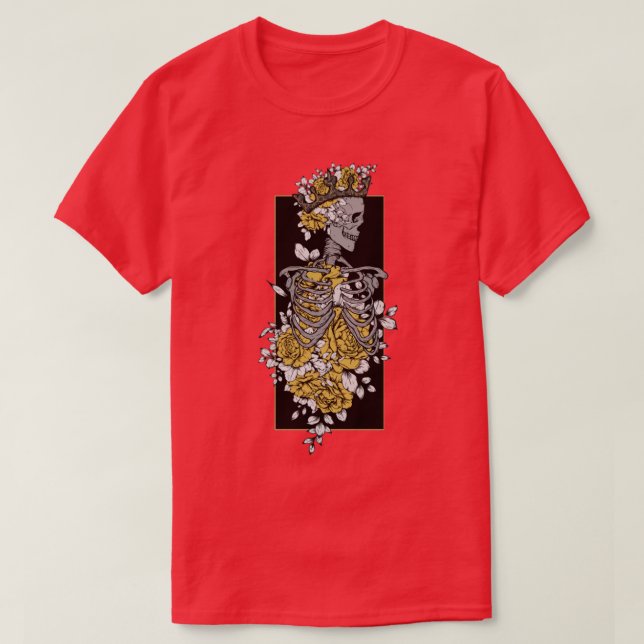 The Empress Skeleton T-Shirt (Design Front)