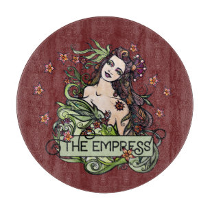 The Empress Tarot Card Cutting Board